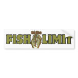 Fish To The Limit Bumper Sticker