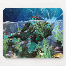 Fish Trouble Mouse Pads