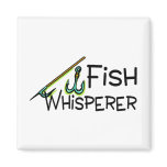 Fish Whisperer Fridge Magnets