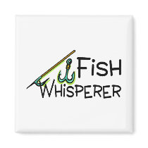 Fish Whisperer Fridge Magnets