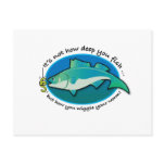 Fish Wiggle Postcard