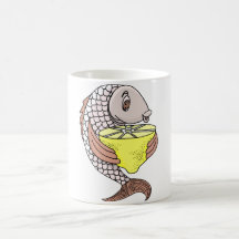 Fish With Lemon Coffee Mug