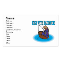 Fish With Patience Business Card Templates