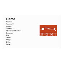 FISHBONE BUSINESS CARDS
