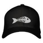 Fishbone Embroidered Baseball Caps