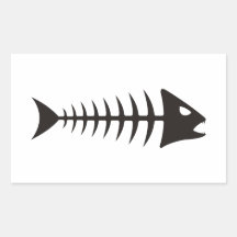 Fishbone - Fischgräte Aufkleber