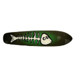 fishbone - green skate decks