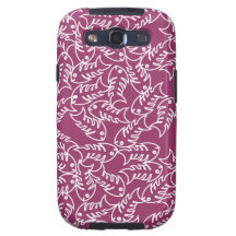 Fishbones Pink Samsung Galaxy S Case Galaxy S3 Cover
