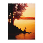 "Fisher People" Fishing Landscape Watercolor postcards