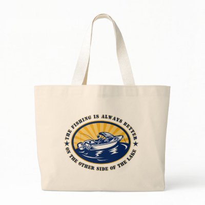 fisherman fishing boat rod reel bag by patrimonio