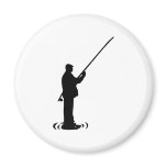 Fisherman - Fishing Refrigerator Magnets