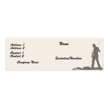 Fisherman Profile Card Business Card