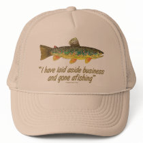 Fisherman Quote Hat