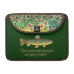 Fisherman Quote MacBook Pro Sleeve