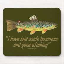 Fisherman Quote Mouse Pads