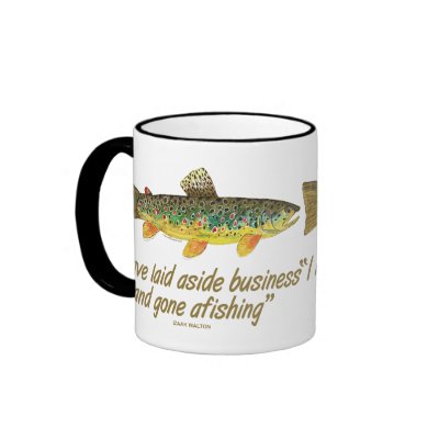 Fisherman Quote Mugs by TroutWhiskers