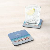 Fisherman’s Hut Beach Drink Coaster