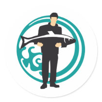 fisherman sticker