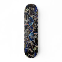 Fisherman's parking lot custom skate board