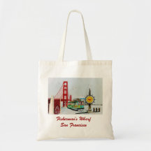 Fisherman's Wharf Canvas Bags