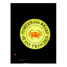 Fishermans Wharf Postcard