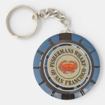 Fisherman's Wharf Sign Keychain