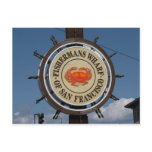 Fisherman's Wharf Sign Postcard