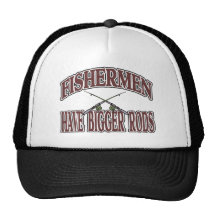 Fishermen Have Big Rods Mesh Hats