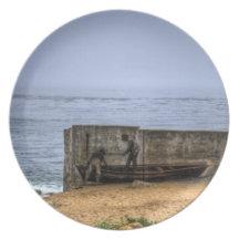 Fishermen Mural Plate