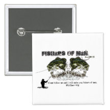 FISHERS OF MEN PINBACK BUTTONS