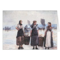 Fisherwomen Greeting Cards