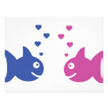 fishes in love icon personalized invite