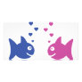 fishes in love icon picture card