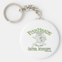 FishHeads Bar and Grill by FishTs.com Key Chains