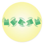 Fishheads Round Sticker