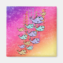 FISHIES GROOVIN' FRIDGE MAGNETS