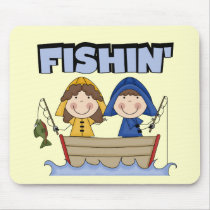 Fishin' Boat T-shirts and Gifts Mouse Pad