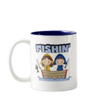 Fishin' Boat T-shirts and Gifts Coffee Mug