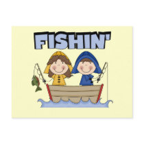 Fishin' Boat T-shirts and Gifts Postcards