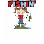 Fishin' Girl T-shirts and Gifts