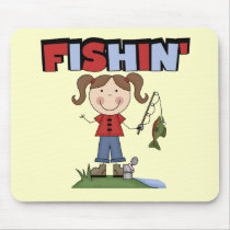 Fishin' Girl T-shirts and Gifts