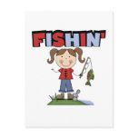 Fishin' Girl T-shirts and Gifts