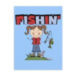 Fishin' Girl T-shirts and Gifts