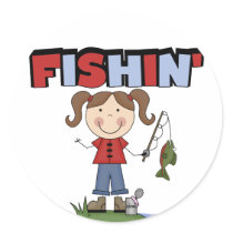 Fishin' Girl T-shirts and Gifts