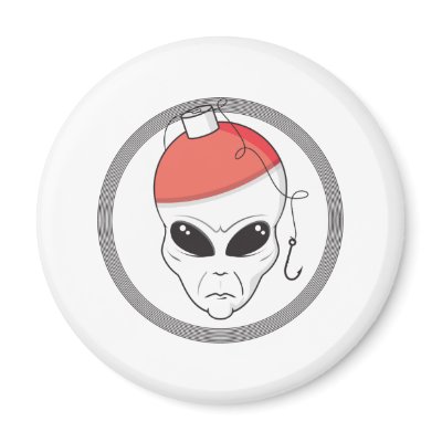fishing alien head magnets by littlethings