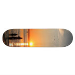 Fishing At Sunset skateboards