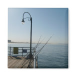 Fishing at The Santa Monica Pier magnets