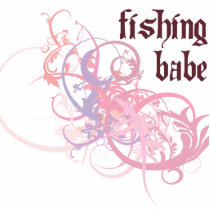 Fishing Babe Photo Cutout