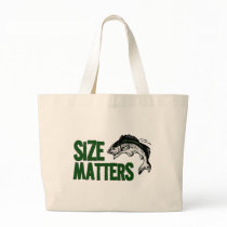 Fishing Bag - Size Matters! Fishing Humour
