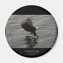 Fishing Bald Eagle Gift Set Refrigerator Magnets